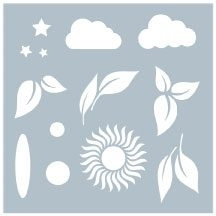 Nature's Elements Stencil