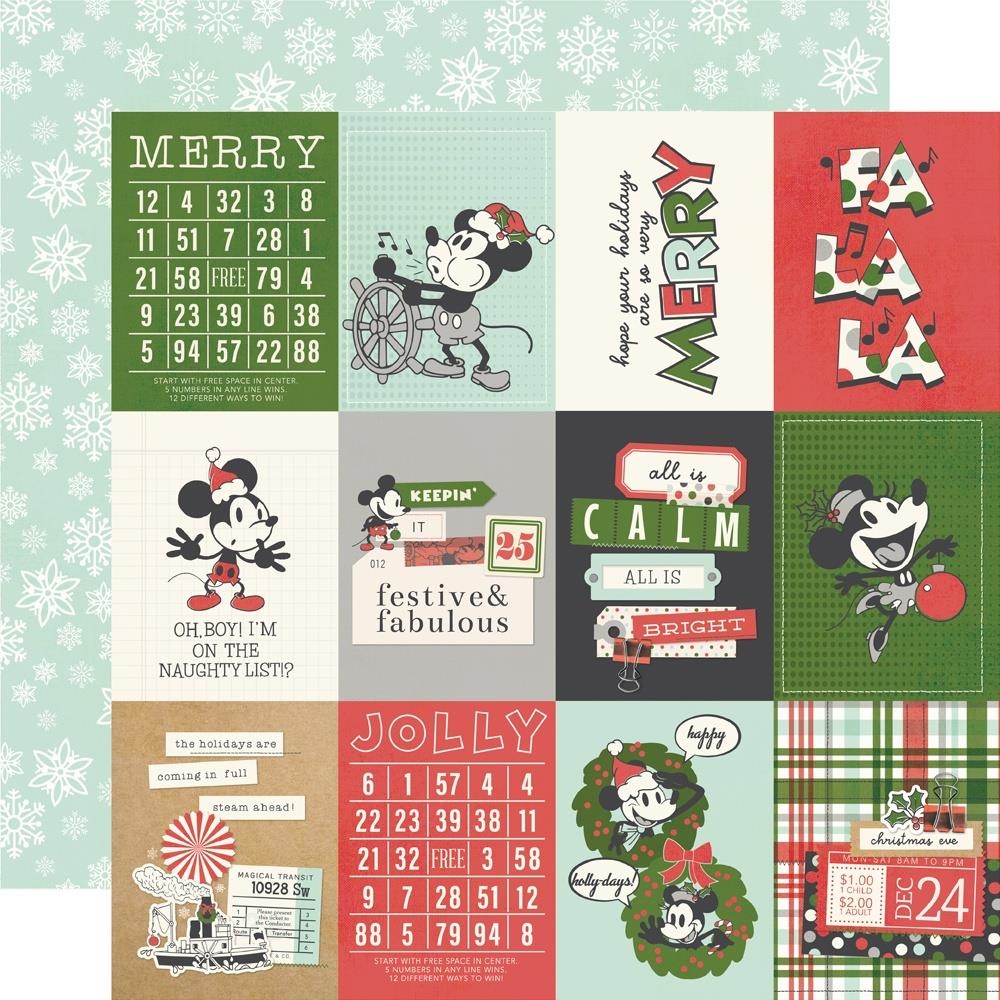 Say Cheese Classic Mouse Christmas 3X4 Elements