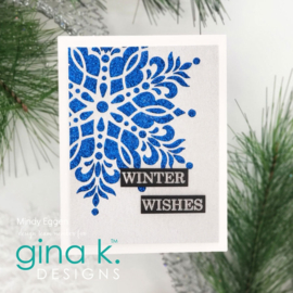 Stellar Snowflake Stencil