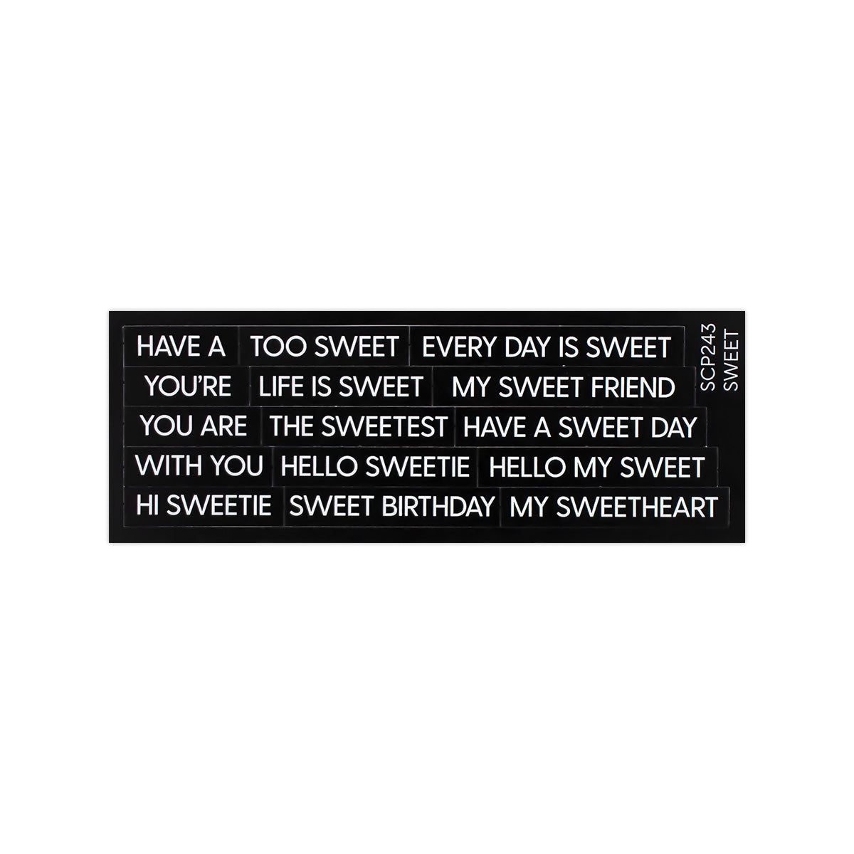 Subsentiments Sweet Diecut
