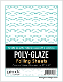 Catch a Wave Poly-Glaze Foiling Sheets