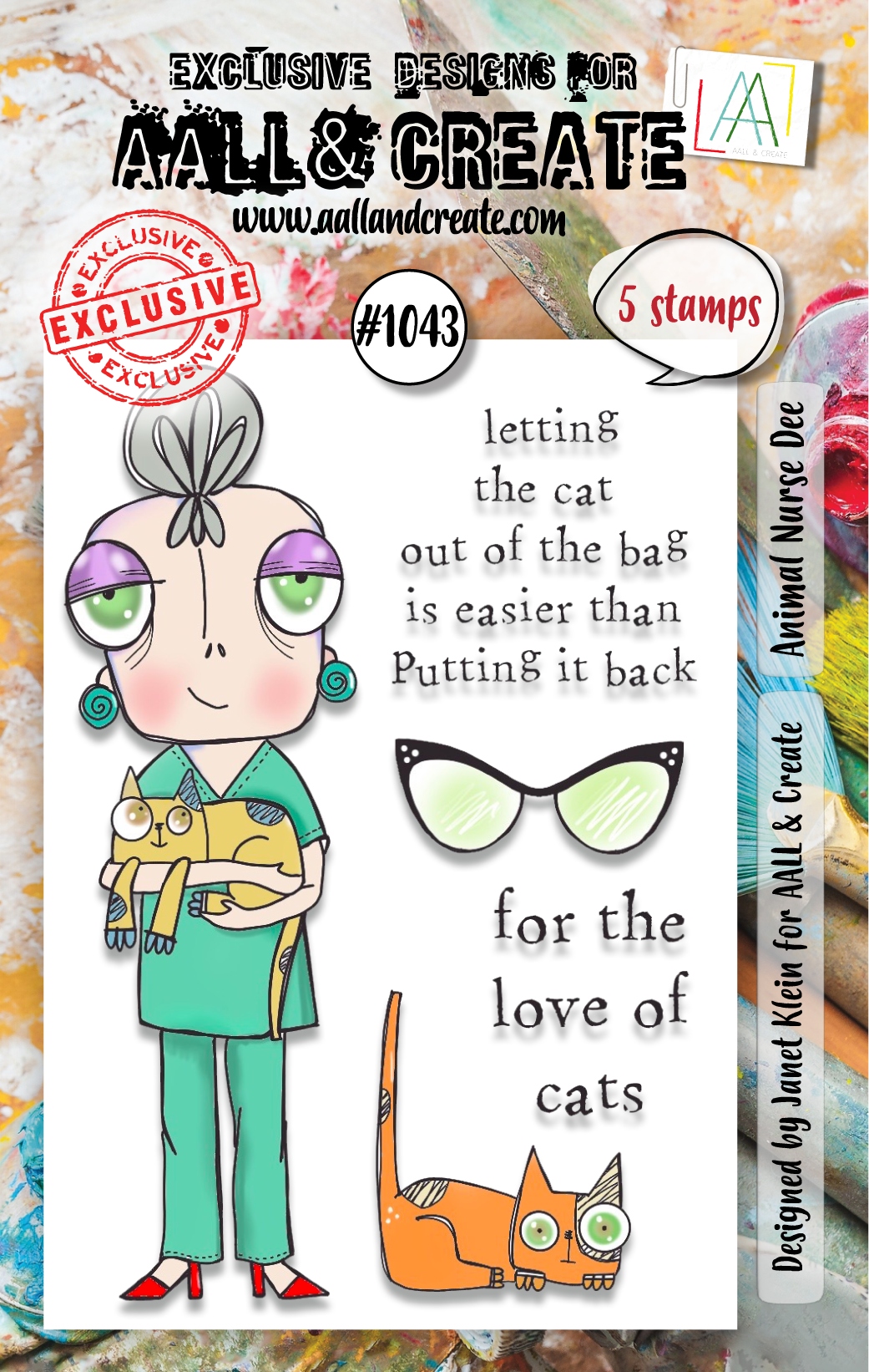 #1043 Animal Nurse Dee A7 Stamp