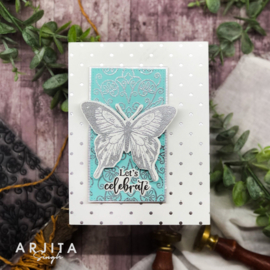 Vintage Filigree Background Stamp Stamps