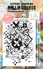 #0552 Scripted Cross A7 Clear Stamp Set