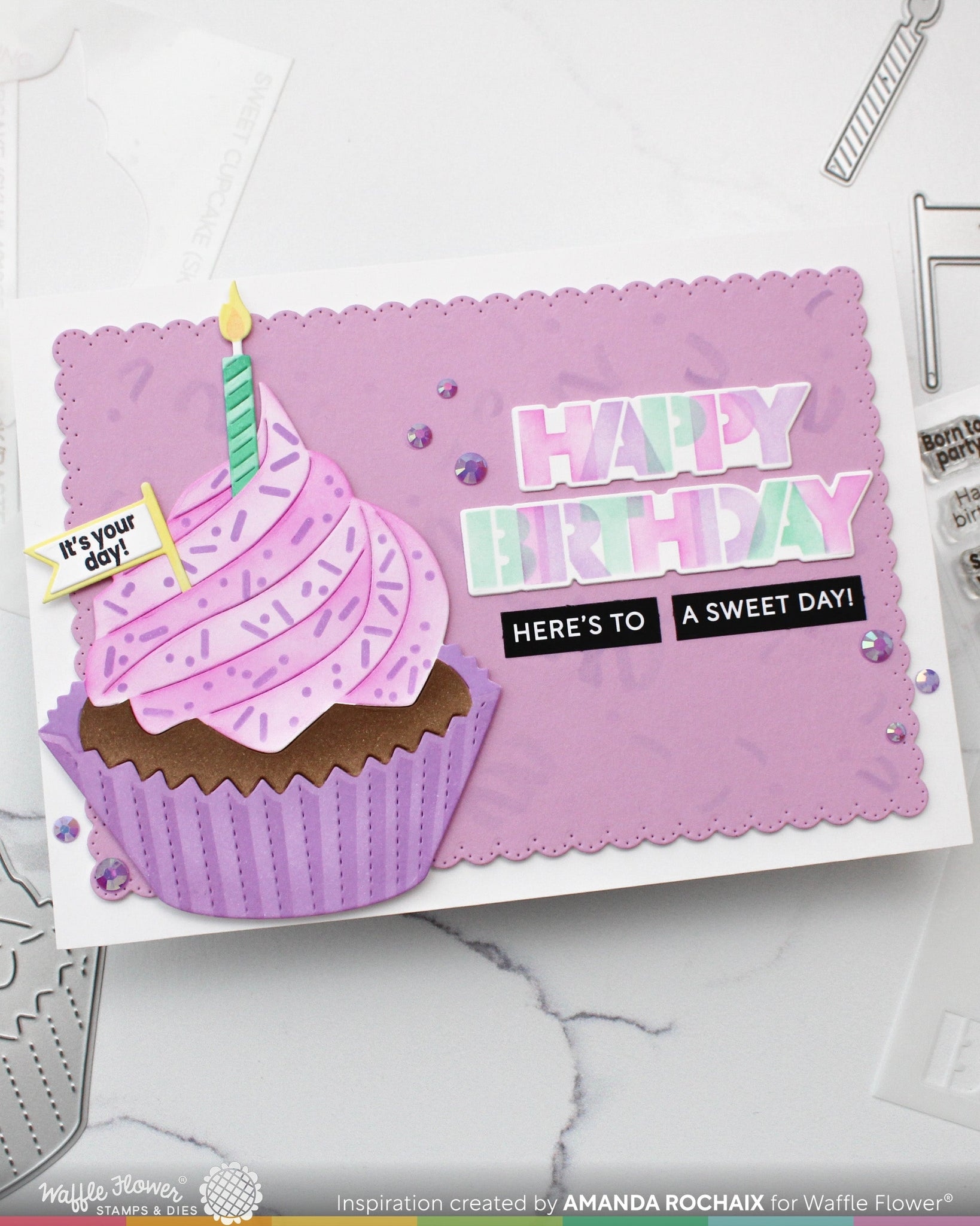 Cupcake Topper Additions Stamp Set