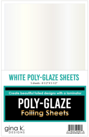 Glaze Sheets White Poly Glaze