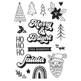 Boho Christmas Photopolymer Clear Stamps