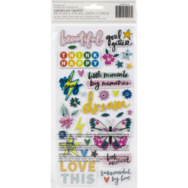 Brave & Bold Thickers Stickers Be Bold