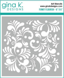 Funky Flourish Stencil