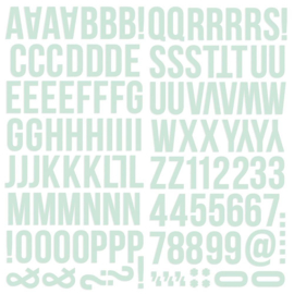 Color Vibe Foam Alpha Stickers 6"X12" Robin's Egg