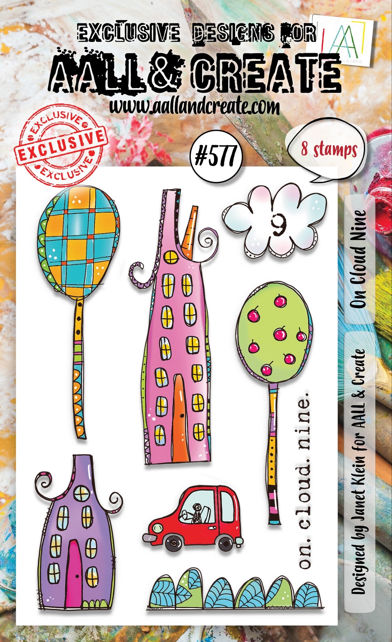 #0577 On Cloud Nine A6 Clear Stamp Set