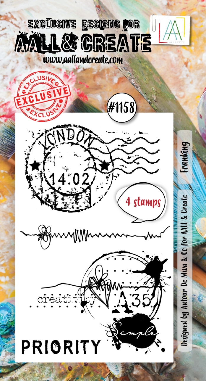 #1158 Franking A8 Stamp Set