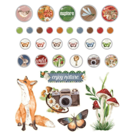 Woodlands Decorative Brads