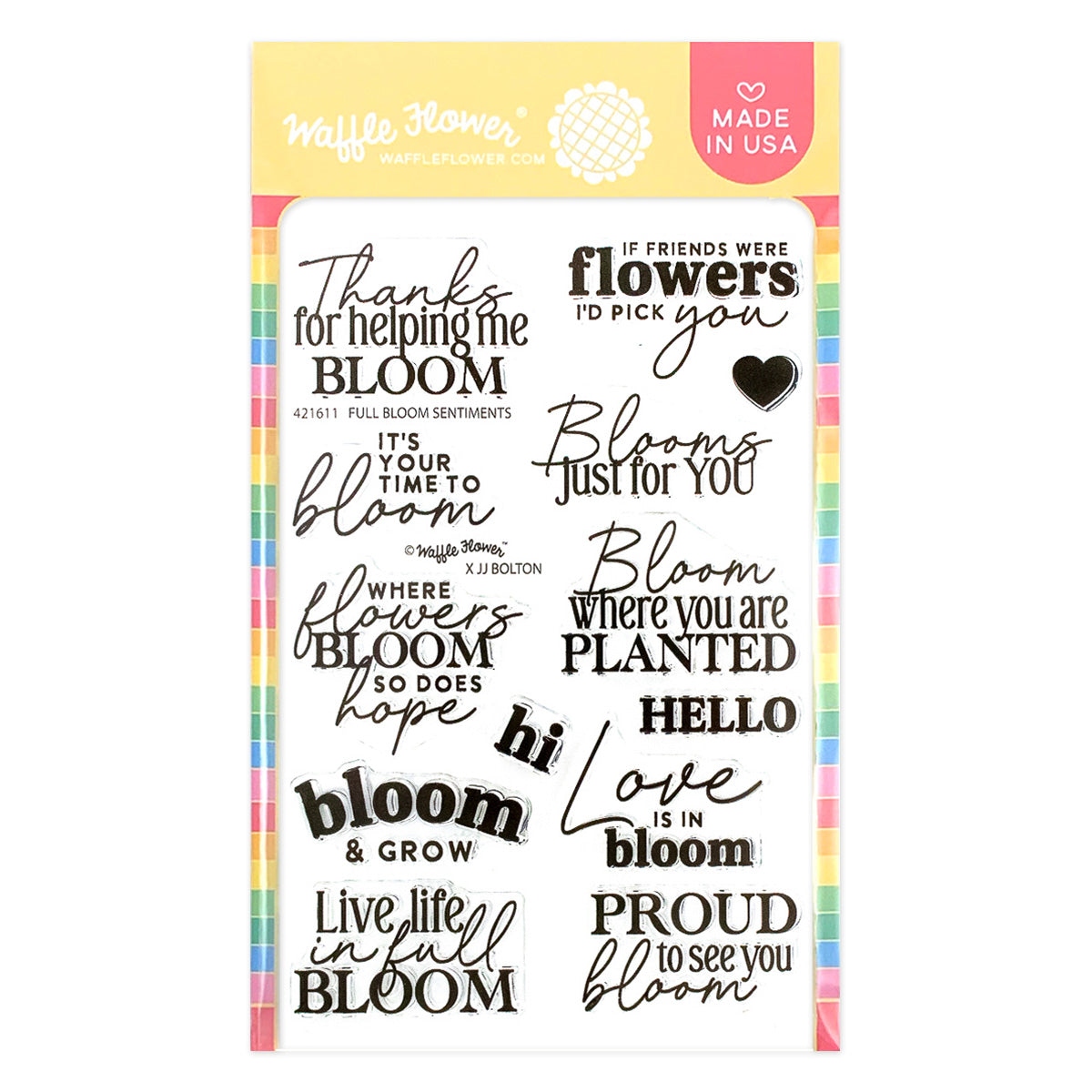 Full Bloom Sentiments Stamp Set