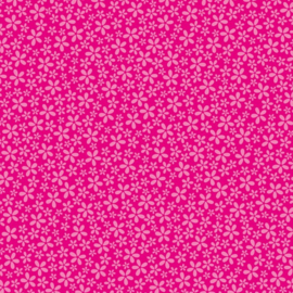 Patterned single-sided d.pink flower