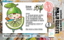 #1022 - A7 Stamp Set - Lime