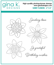 Sunny Flowers MINI Stamps