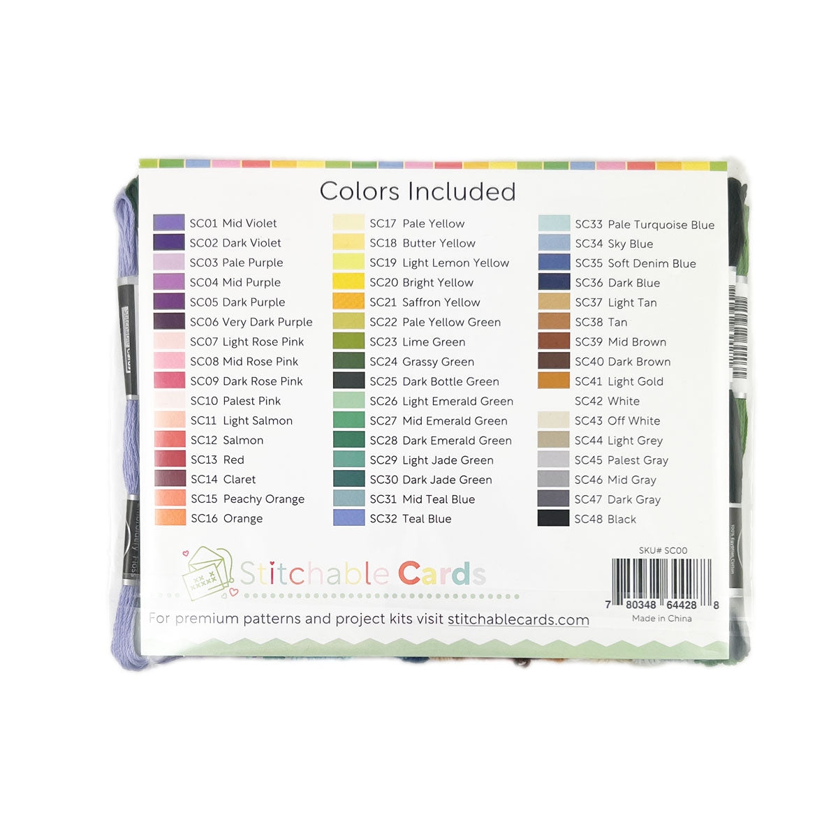 SC Embroidery Floss - 48-color Pack