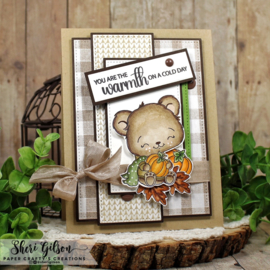Autumn Bears Stamps