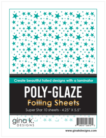 Super Star Poly-Glaze Foiling Sheets