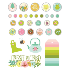 Tea Garden - Decorative Brads