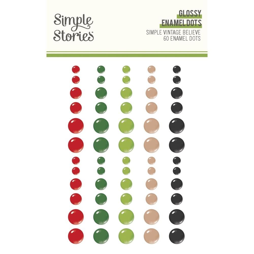 Believe Glossy Enamel Dots