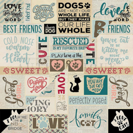 Companions 2 Dog/Cat Sentiments Collage