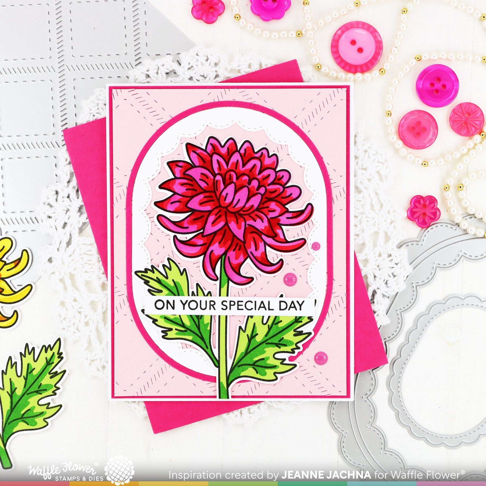 Sketched Chrysanthemum Stamp Set