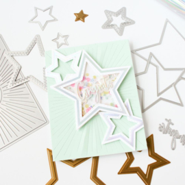 Nested Stars Hot Foil Plate