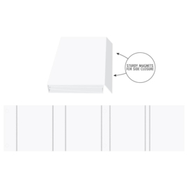 Create-An-Album Quadruple Flip Album Base White