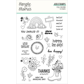 Full Bloom Photopolymer Clear Stamps