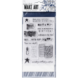 Make Art Stamp, Die & Stencil Set Birthday Bash