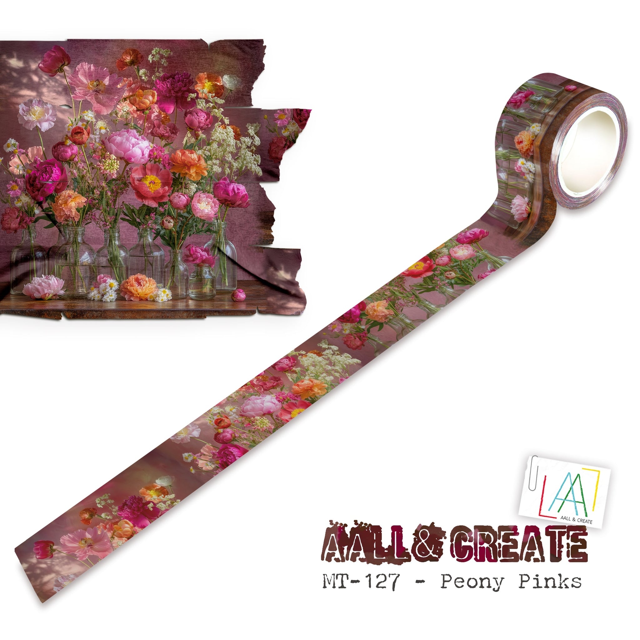 #127 Peony Pinks (Layer-It-Up!) Washi Tape