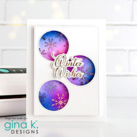 Blanket of Snow Poly-Glaze Foiling Sheets