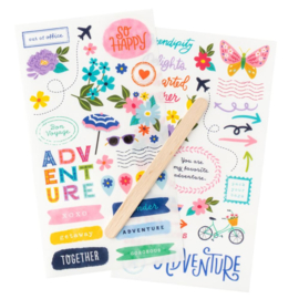 Adventurous Rub-On Sheets