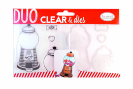 Clear Stamps & Dies Candy