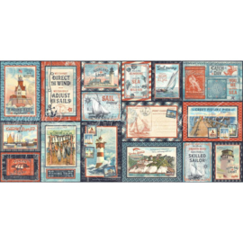 Catch Of The Day Ephemera & Journaling Cards