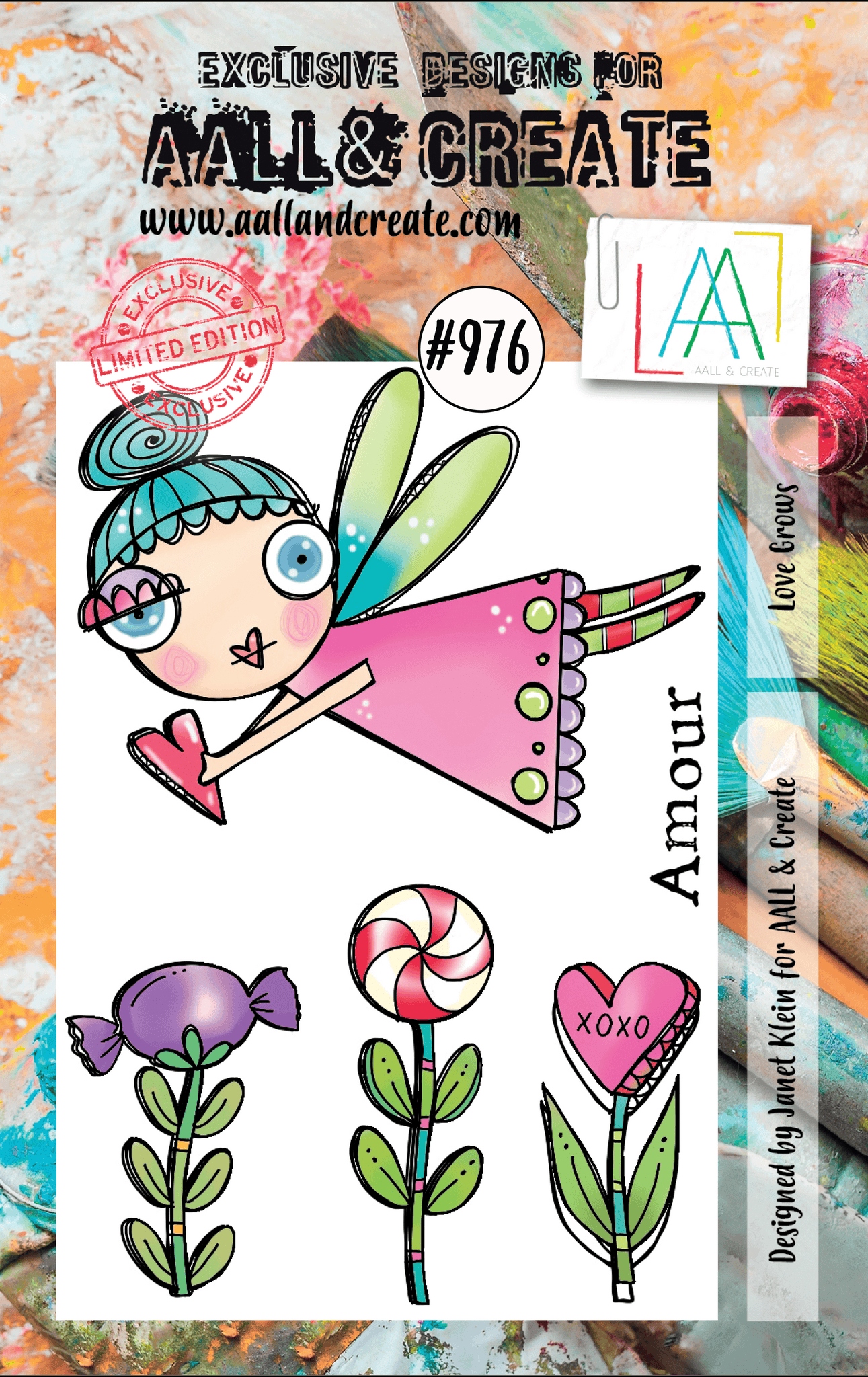 #0976 Love Grows A7 Stamp Set