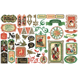 Christmas Time Cardstock Die-Cut Assortment