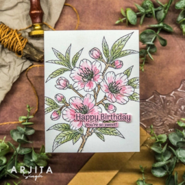 Peach Blossoms Stamps