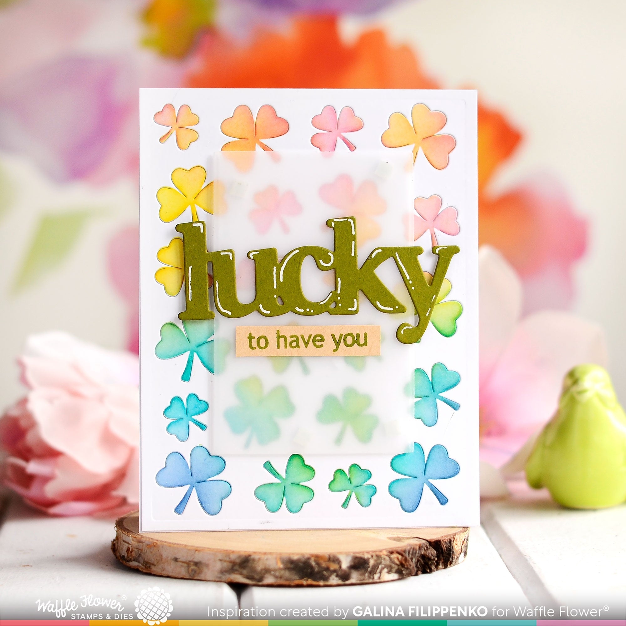 Postage Collage Lucky Stamp Set
