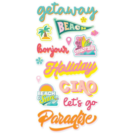 Just Beachy Foam Stickers