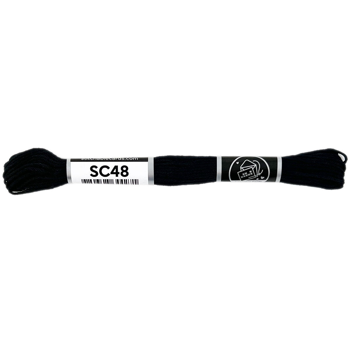 SC48 Embroidery Floss - Black 5/pk