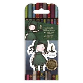 Gorjuss Mini Rubber Stamp - Nightlight