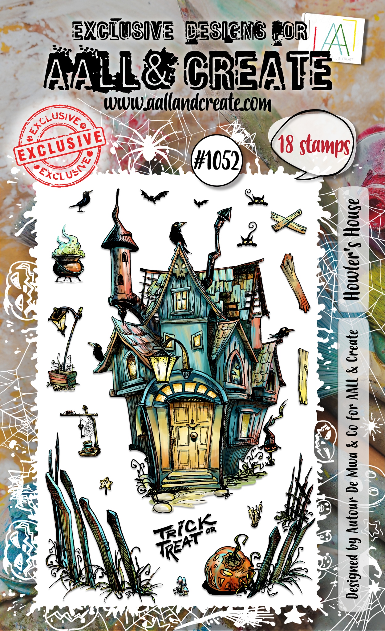 #1052 Howler's House A6 Stamp Set