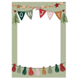 Boho Christmas Chipboard Frames