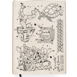Sonora Garden In The Dessert Clear Stamp Set 6"X8"