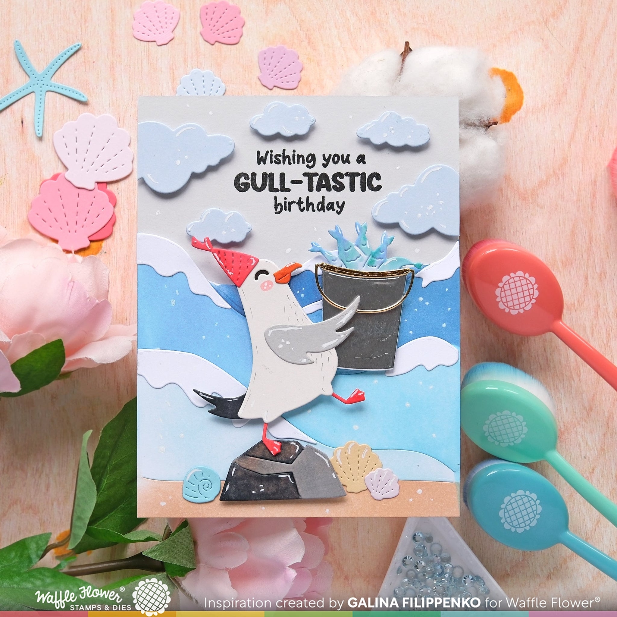 Inquisitive Seagulls Stamp Set