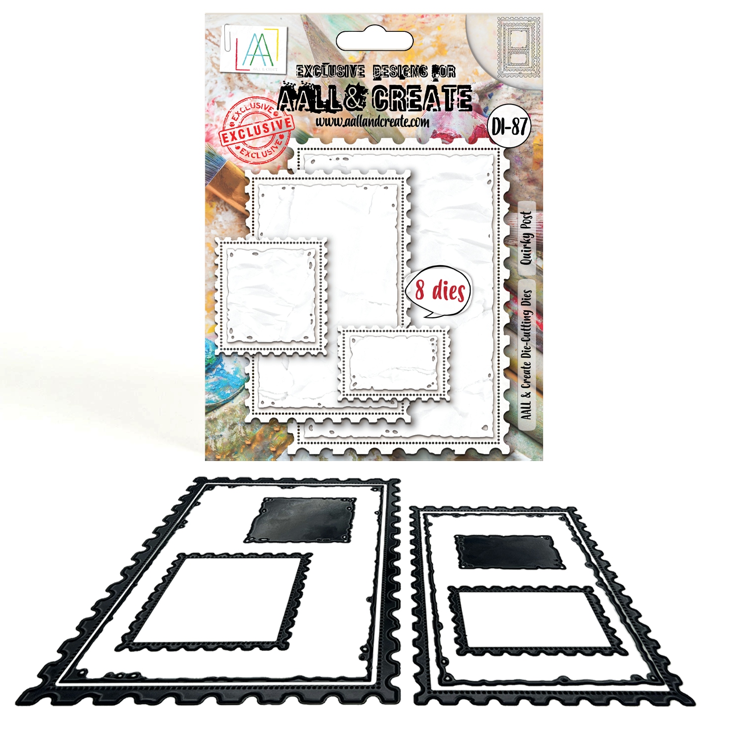 #087 Quirky Post Cutting Die Set