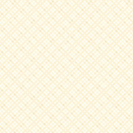 Patterned single-sided cream plaid